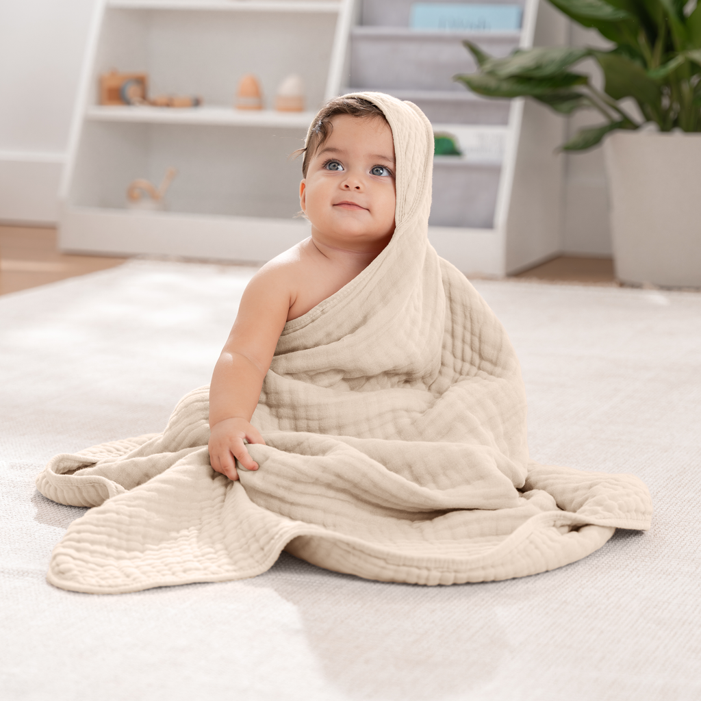 Muslin Hooded Baby Towel