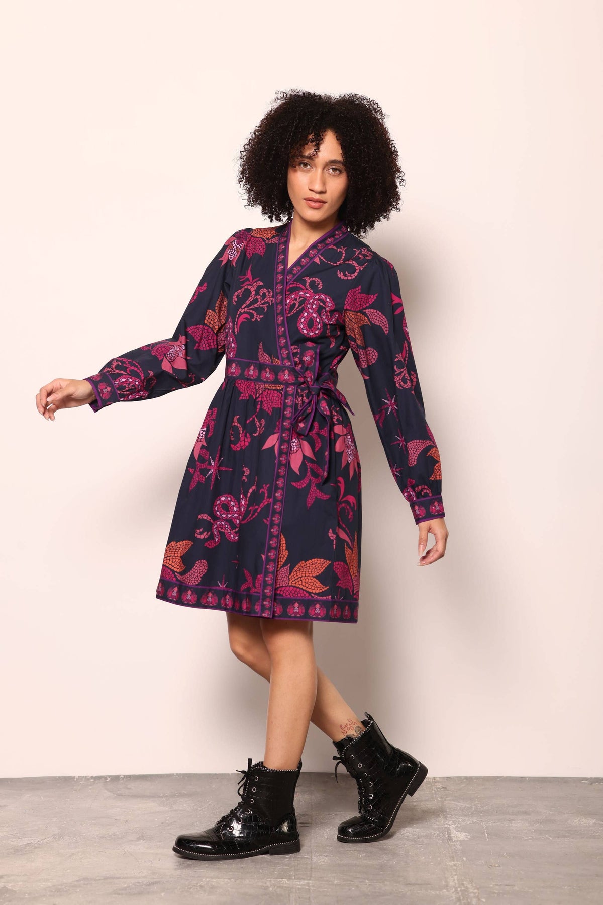 MIDNIGHT MOSAIC CARA DRESS