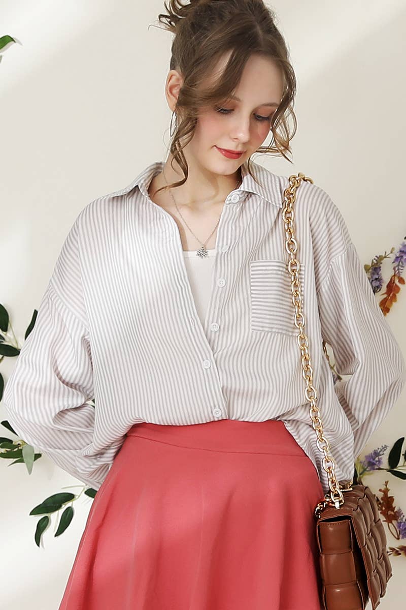 Striped Button Down