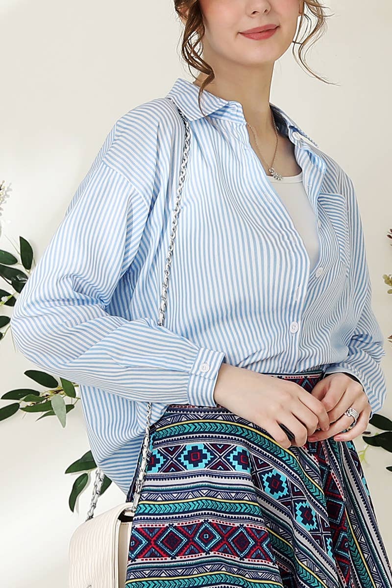 Striped Button Down