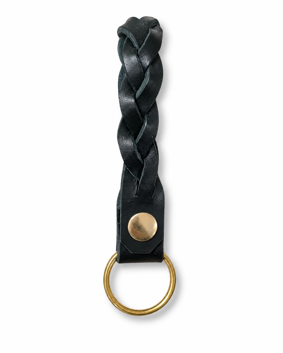 Handmade Leather Mystery Braid Keyring by Finch