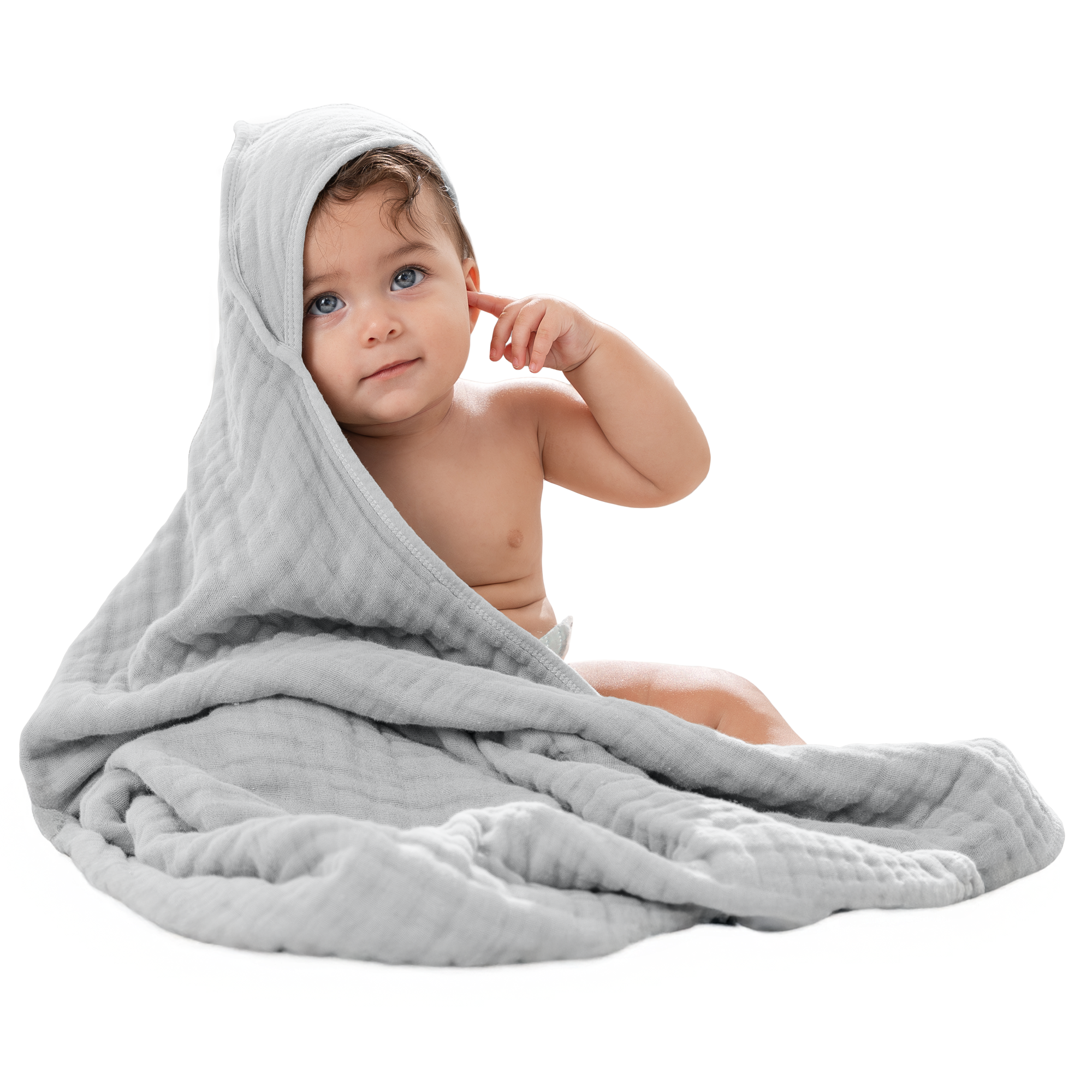 Muslin Hooded Baby Towel
