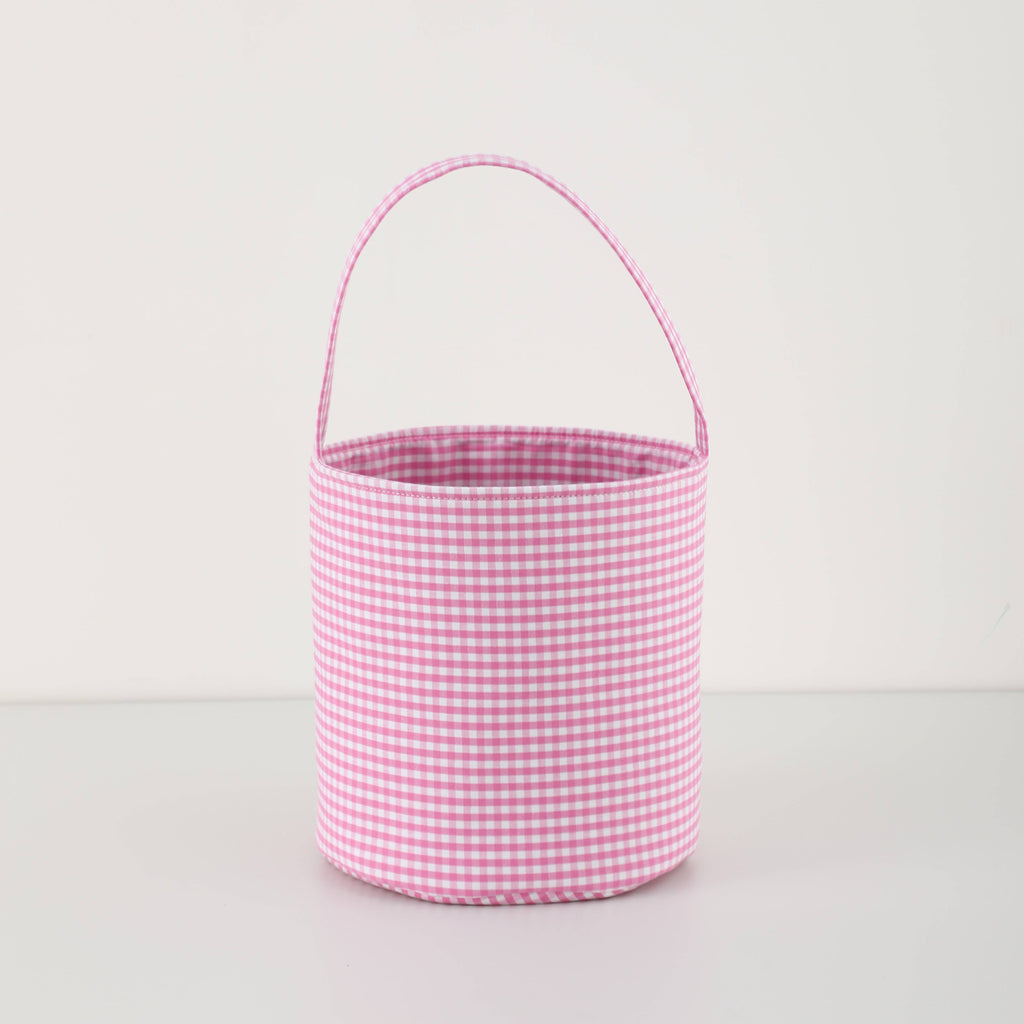 Gingham/Seersucker Bucket Bag