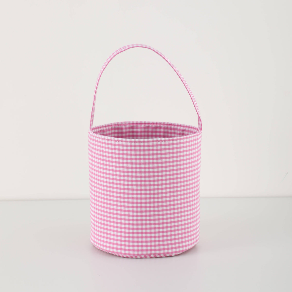 Gingham/Seersucker Bucket Bag
