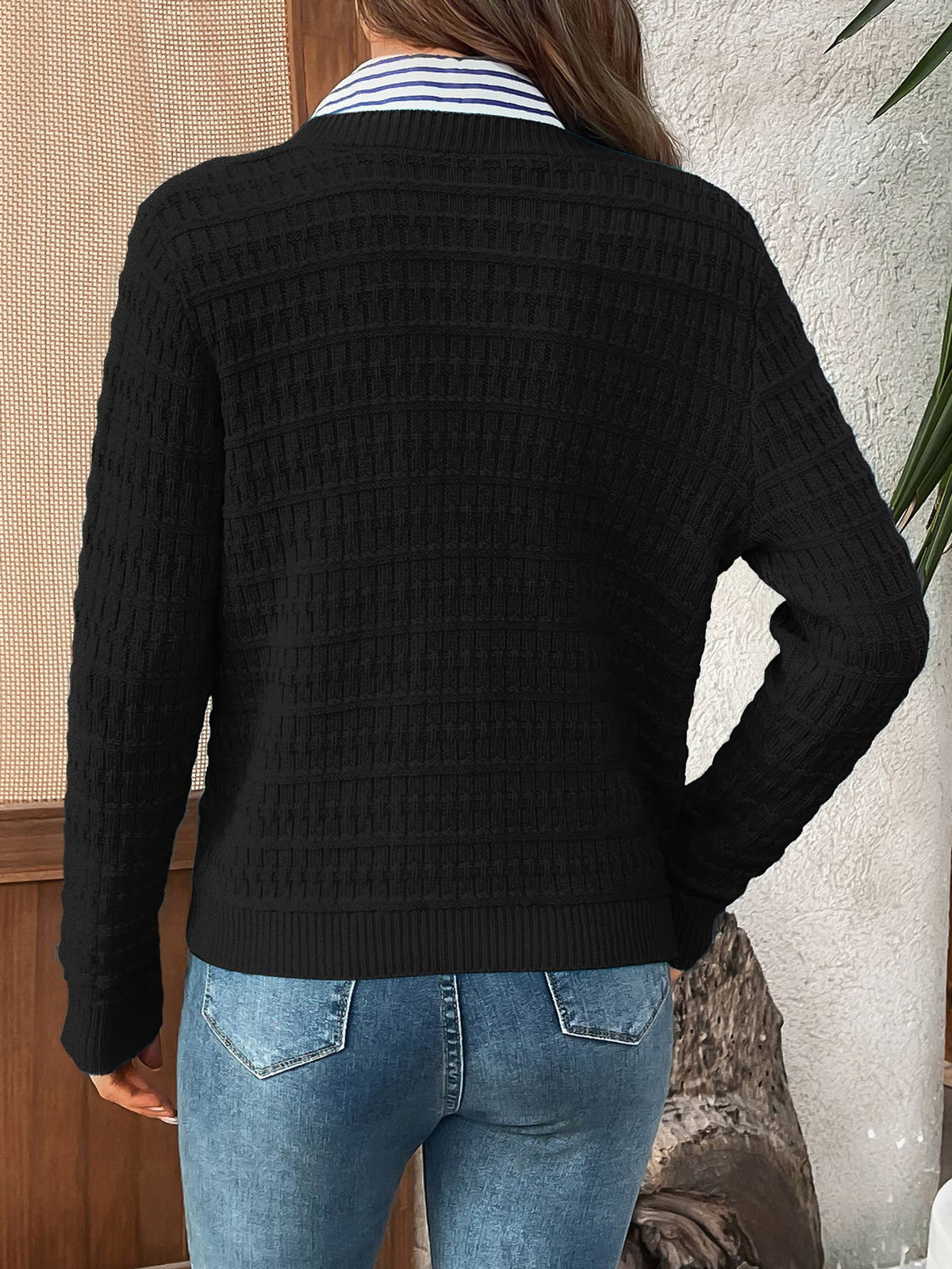 Button-Down Knit Cardigan