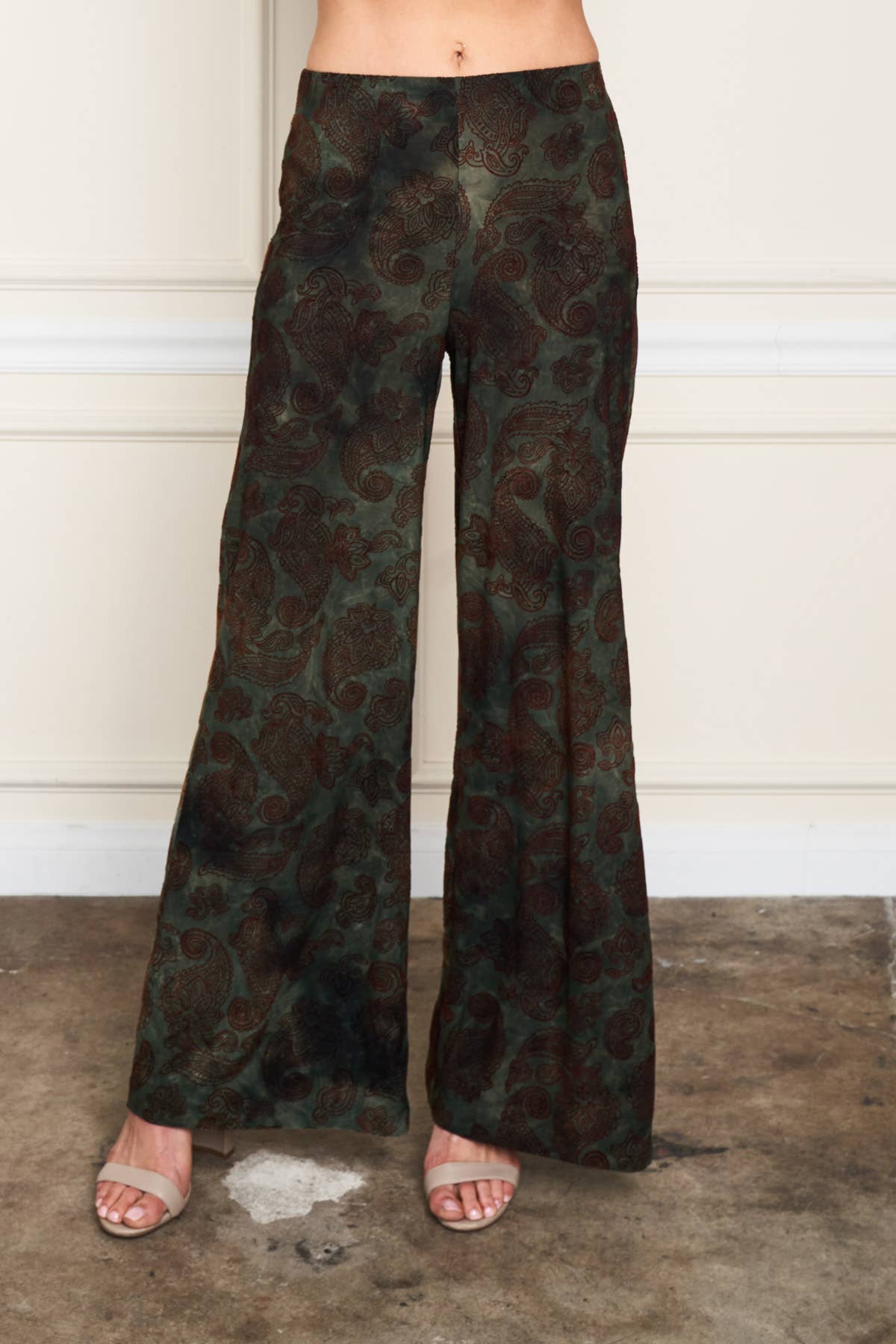 Flocked ITY Palazzo Pant