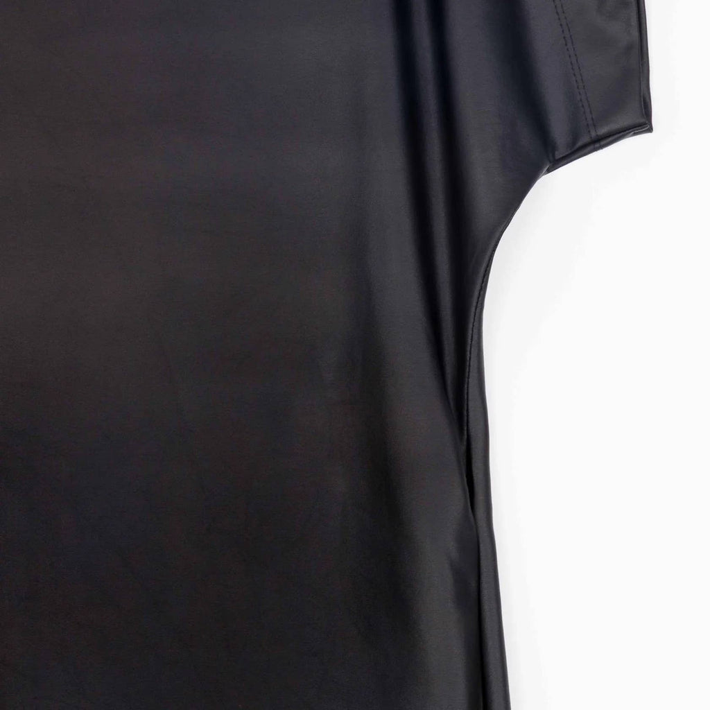 Clara Sunwoo - Liquid Leather ™ - High Neck Tunic Pocket Dress