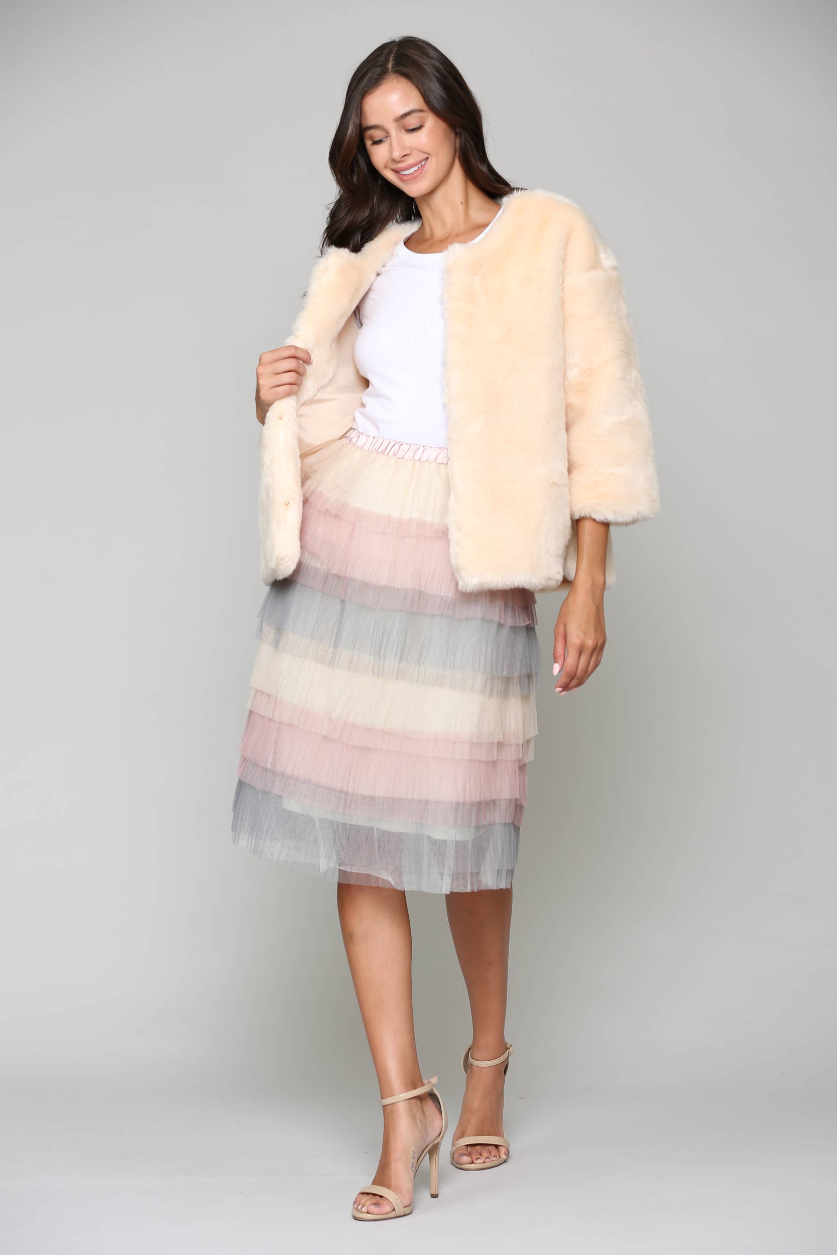 Roxy Fur Coat - Size XL