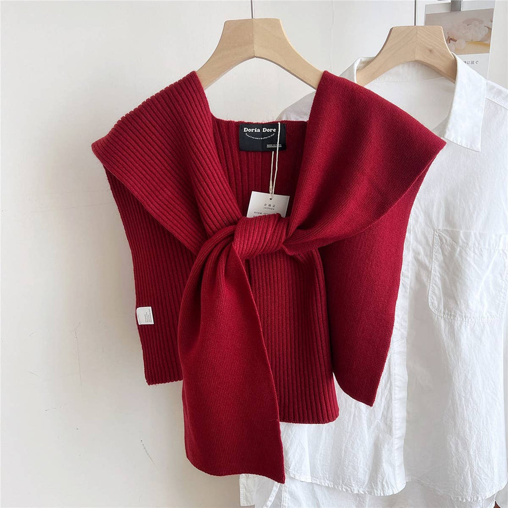 KNITTED SHAWL - ONE SIZE FITS ALL