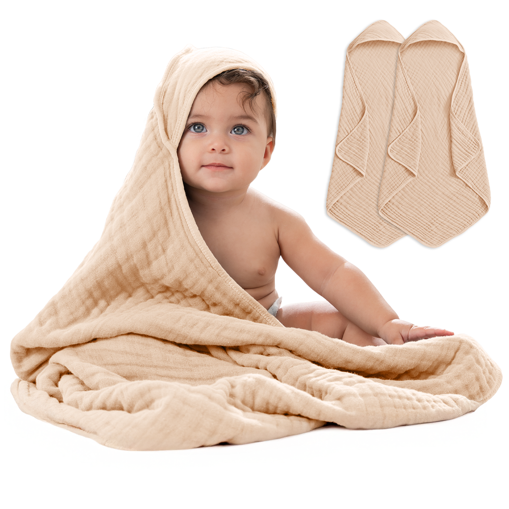 Muslin Hooded Baby Towel