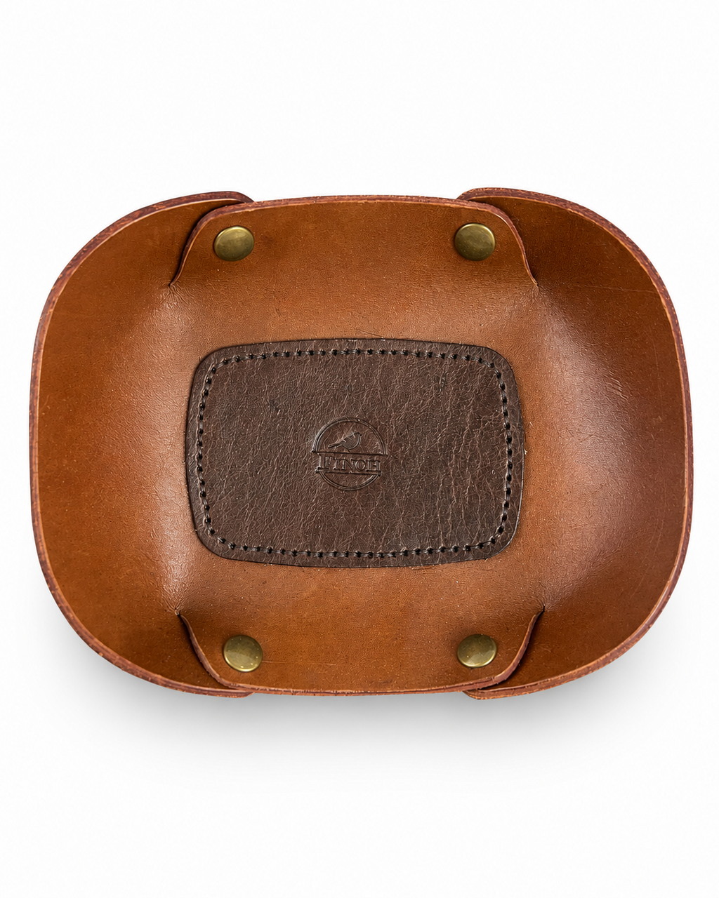 Handmade Leather Valet Tray by Finch