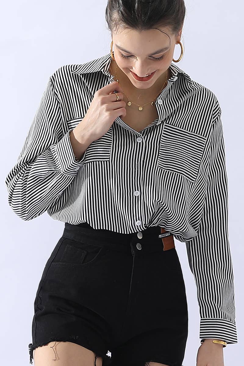 Striped Button Down