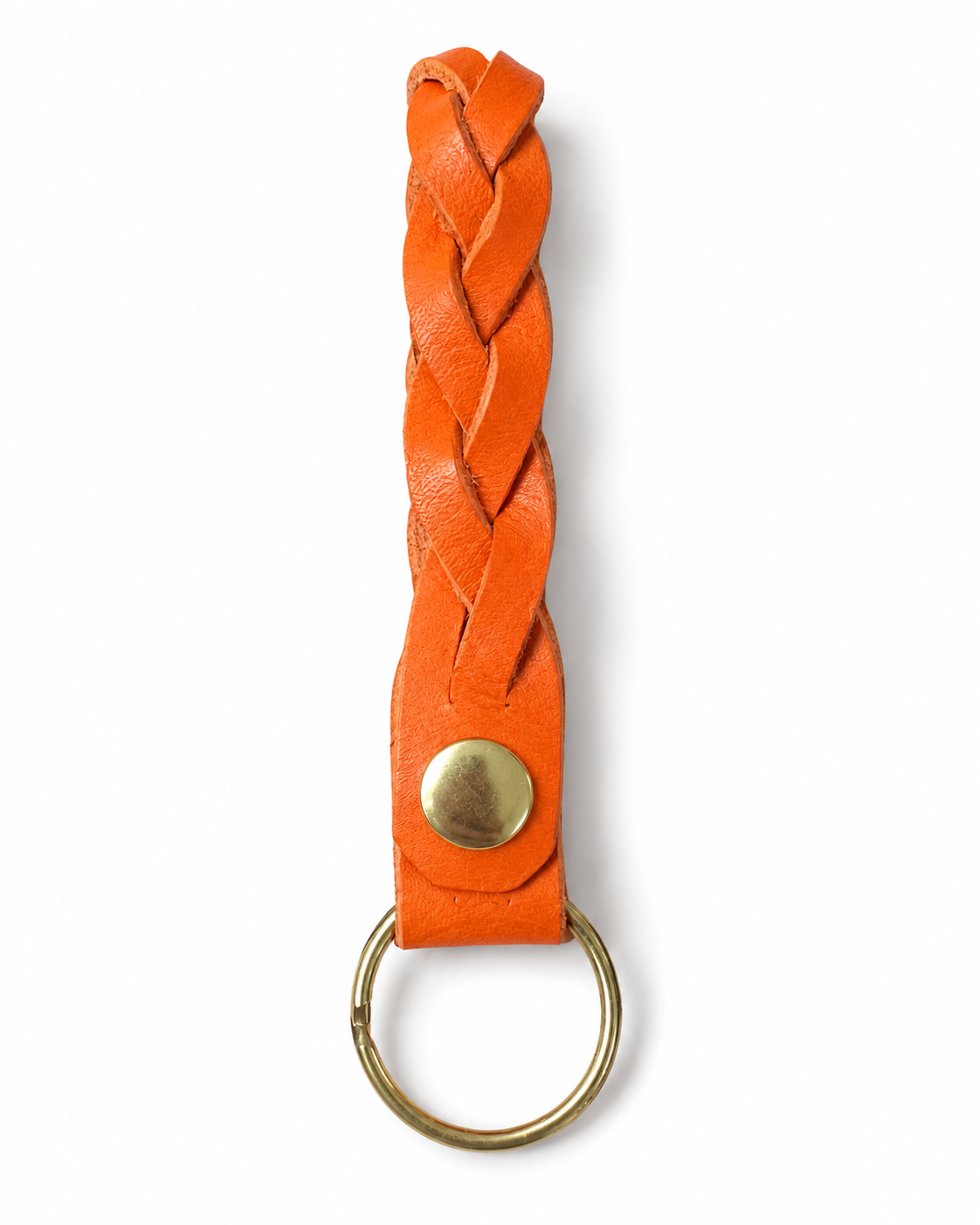 Handmade Leather Mystery Braid Keyring by Finch
