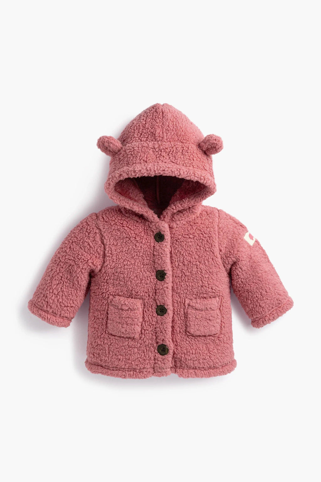 Sherpa Cardigan- mauve