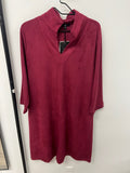 JOH Maroon Suede Tunic Dress