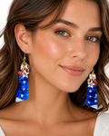 Star-Spangled Sweetheart Earrings by D.K. Tlustos