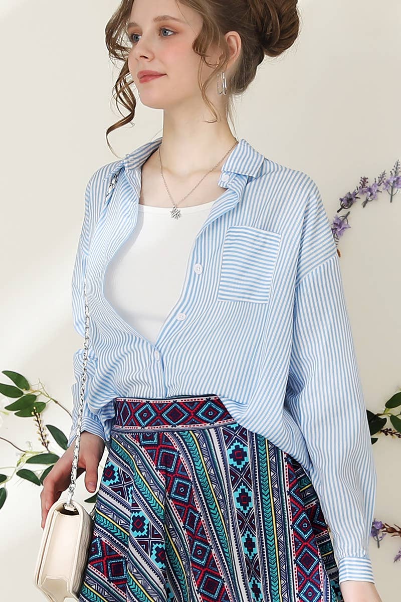 Striped Button Down
