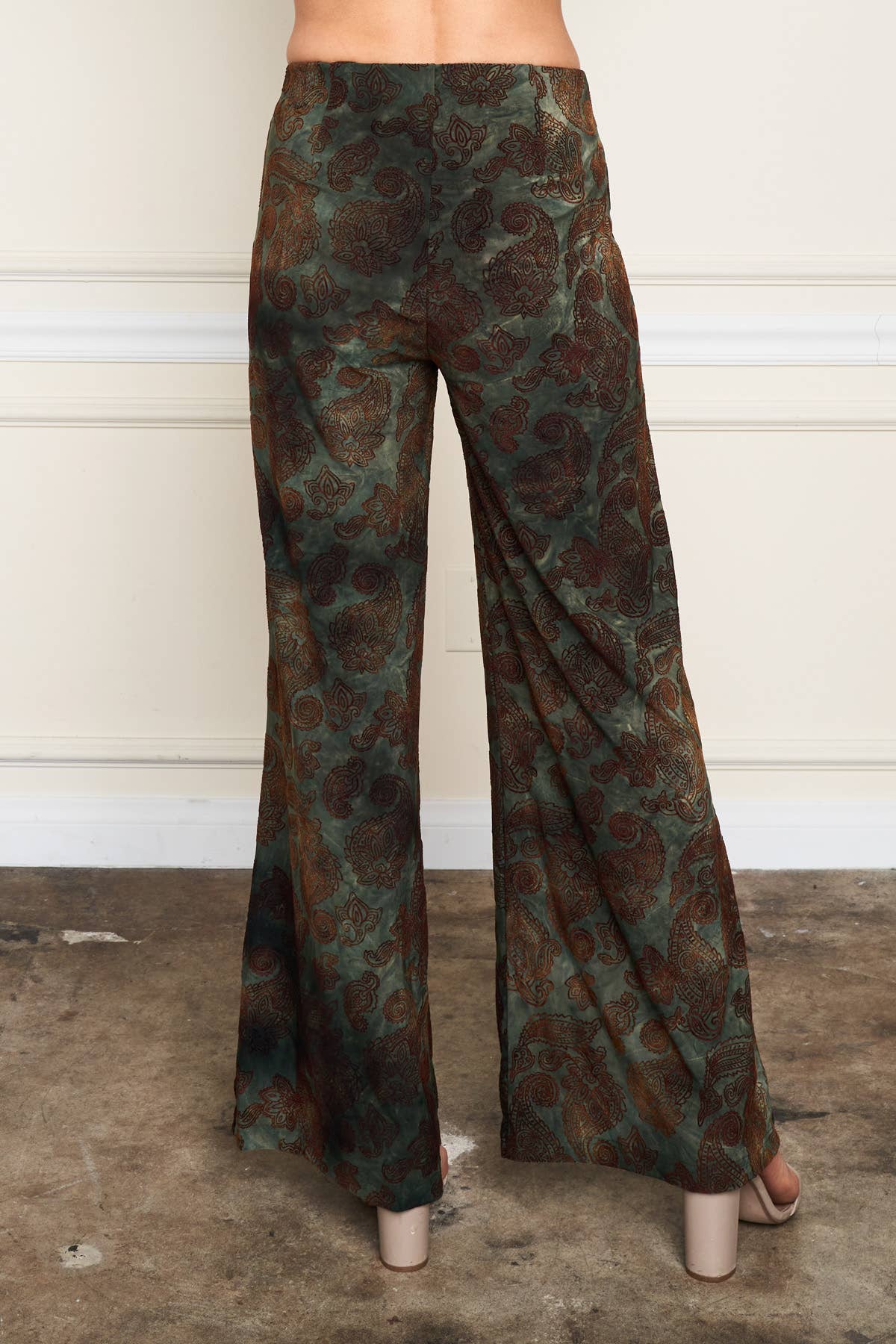 Flocked ITY Palazzo Pant
