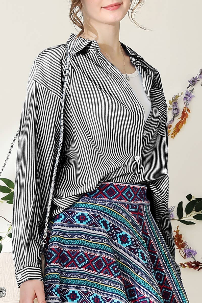 Striped Button Down