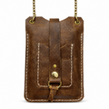 Light Brown Leather Crossbody by Finch