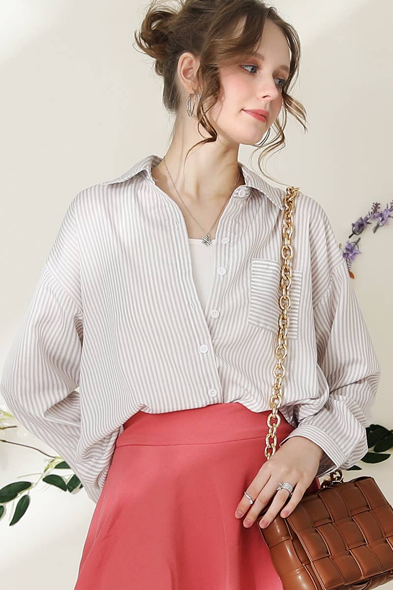 Striped Button Down