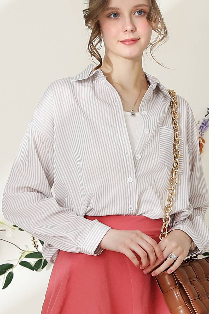 Striped Button Down