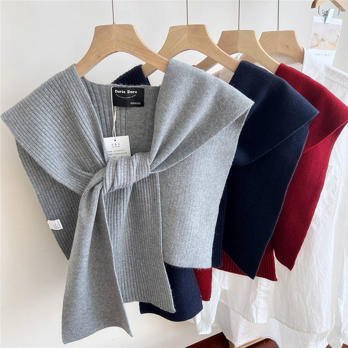 KNITTED SHAWL - ONE SIZE FITS ALL