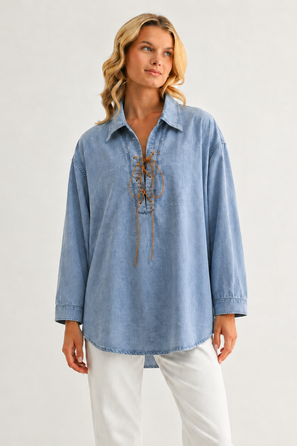 Dakota Tencel Denim Top