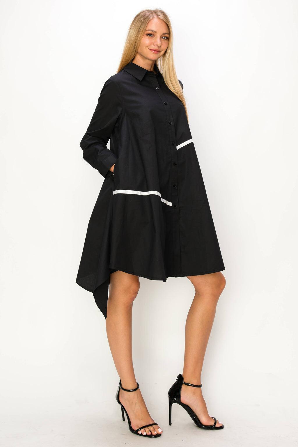 Joh Apparel - Wrenna Cotton Poplin Tunic Dress