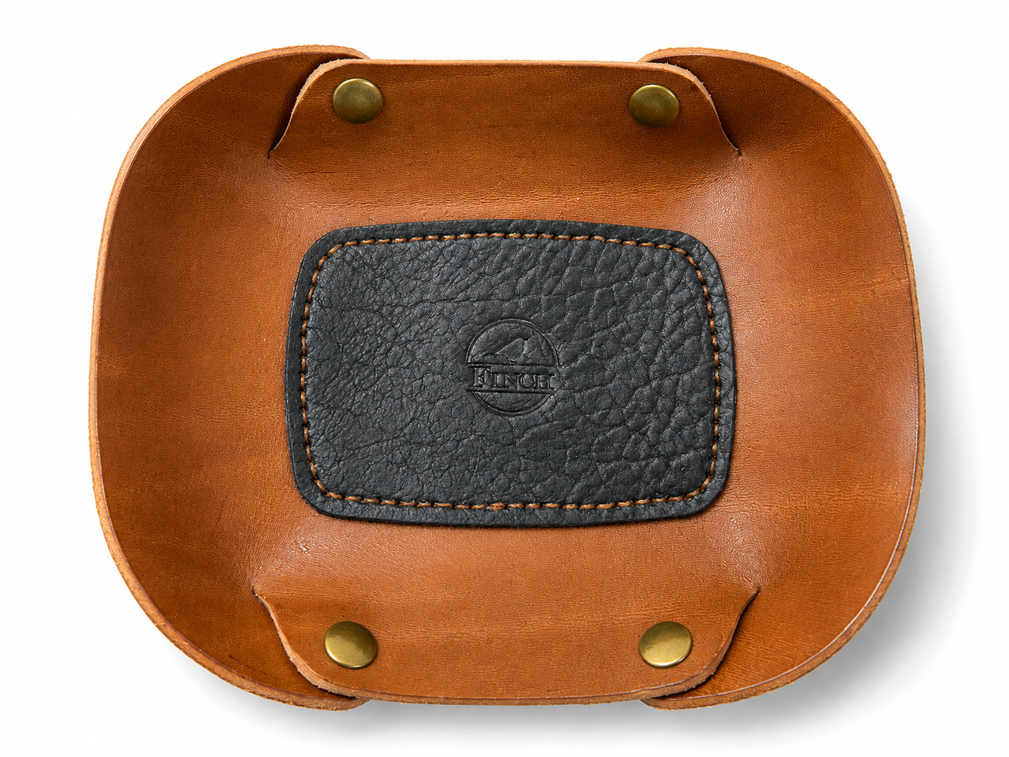 Handmade Leather Valet Tray by Finch