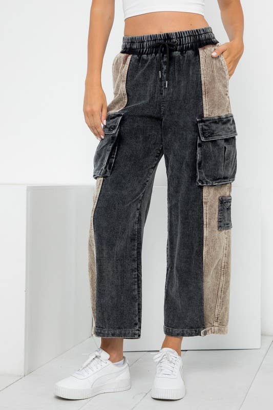 Corduroy Cargo Pants