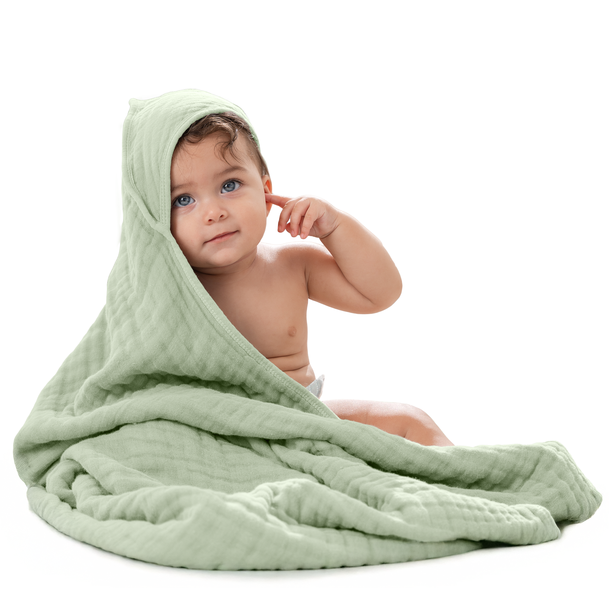 Muslin Hooded Baby Towel