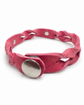 Handmade Leather Inverted Studded Bracelet