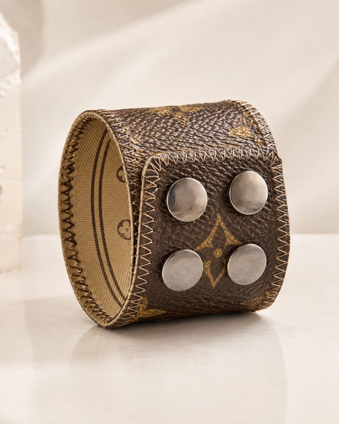 Authentic Repurposed LV Cuff by Trish